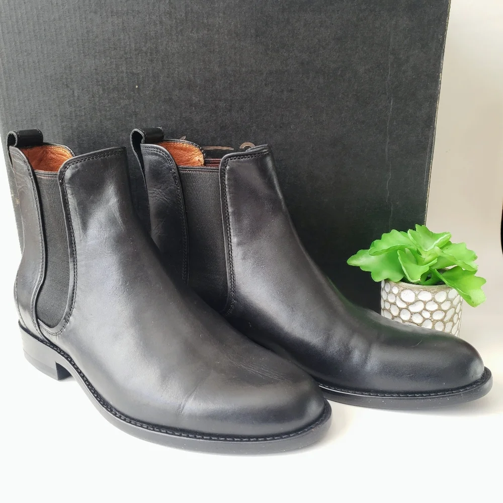 Ariat Two24 Parker Black Leather Chelsea Boots Size 6 and 9 New in Box - Picture 2 of 13